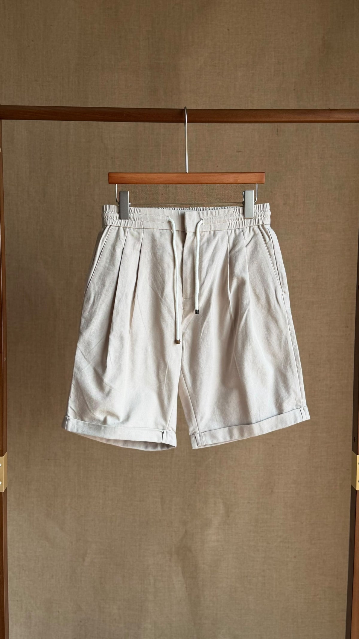 Loro Piana Drawstring Shorts - Navy, Beige, Grey, White
