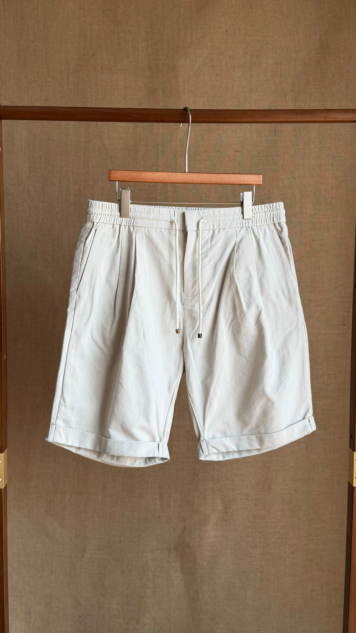 Loro Piana Drawstring Shorts - Navy, Beige, Grey, White