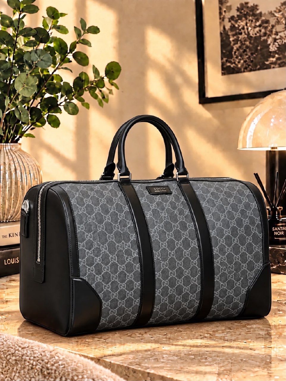 Gucci Duffle Bag - Grey