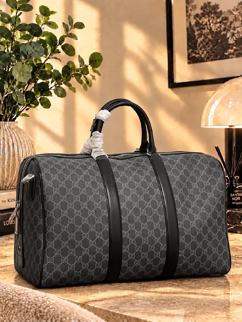 Gucci Duffle Bag - Grey