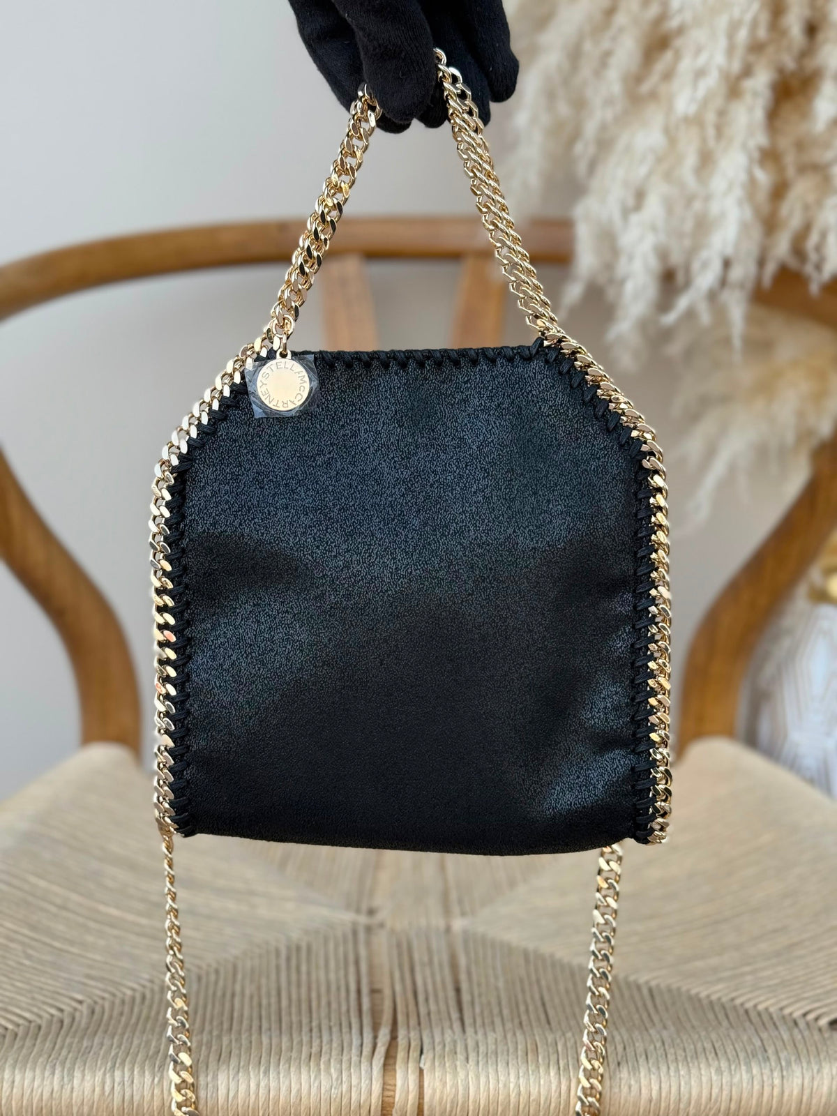 Stella McCartney Chain-Trim Tote Bag - Black