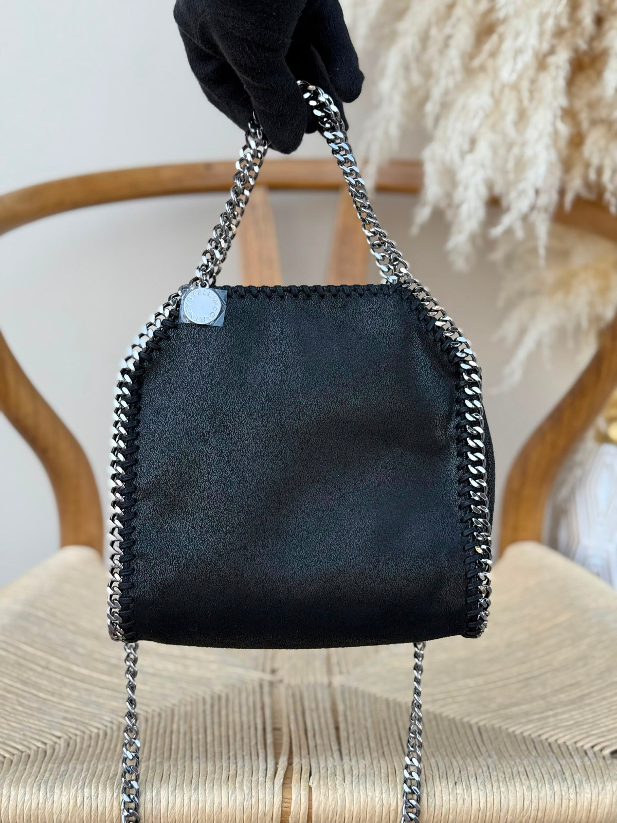 Stella McCartney Chain-Trim Tote Bag - Black