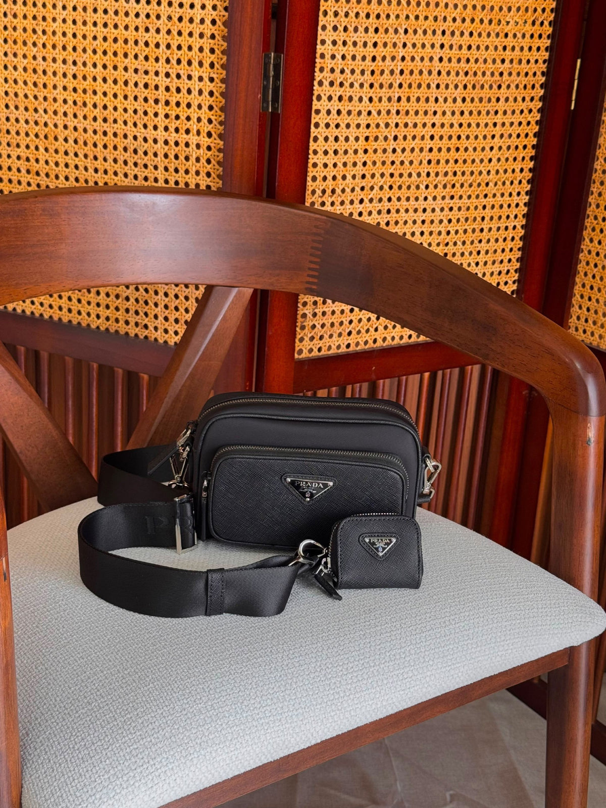 Prada Crossbody Bag - Black
