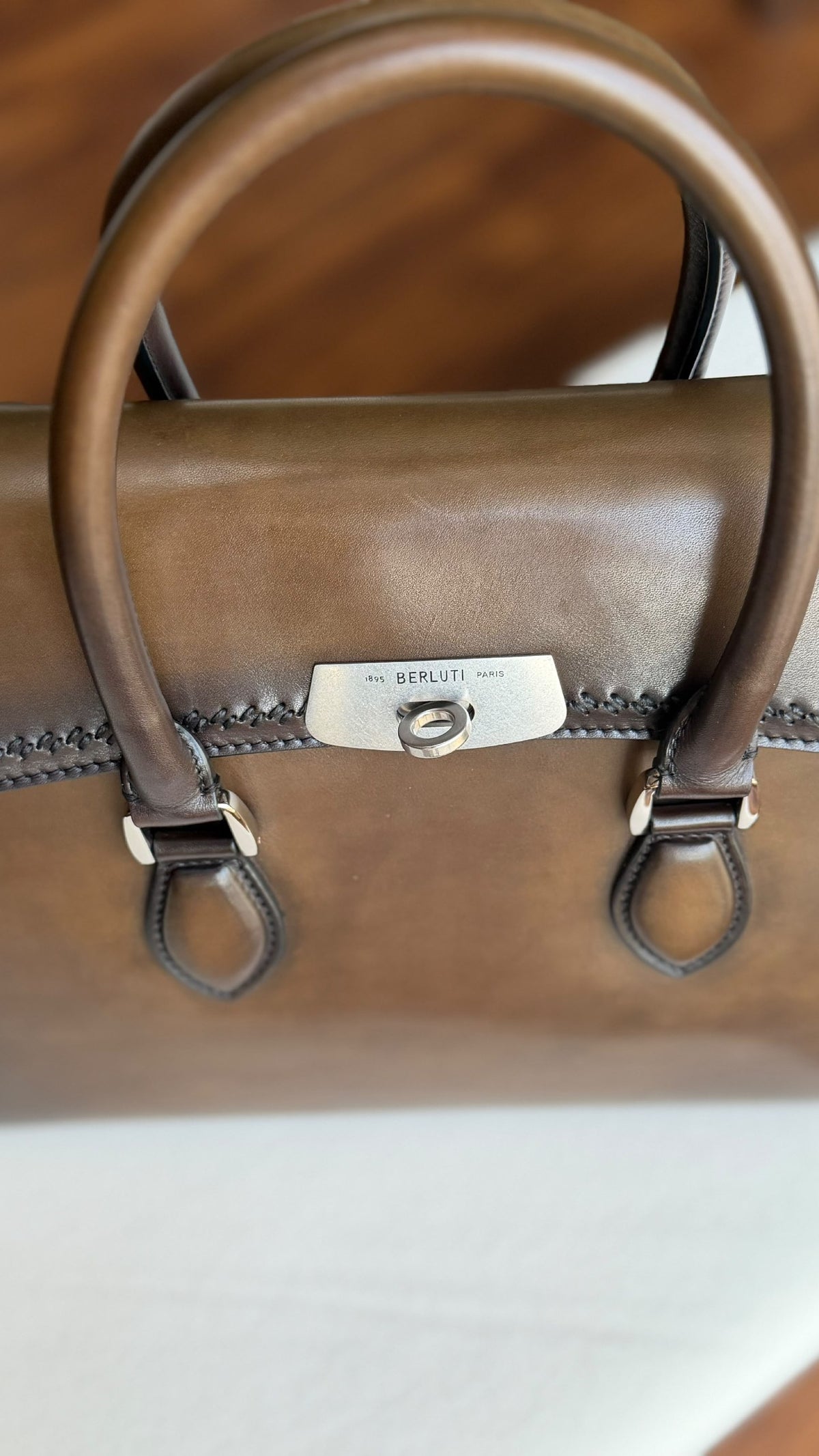 Berluti E'Mio Briefcase - Brown