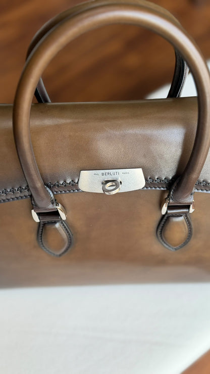 Berluti E'Mio Briefcase - Brown