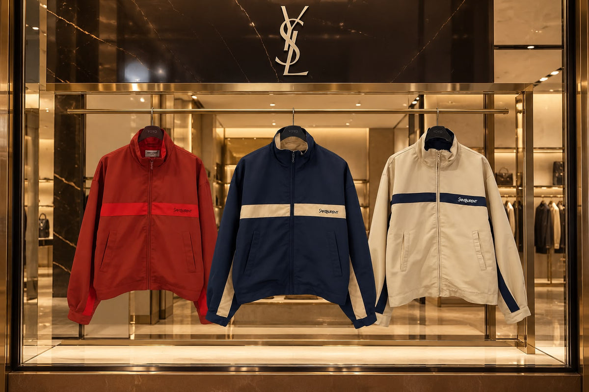 YSL Jacket - Red, Navy, Beige