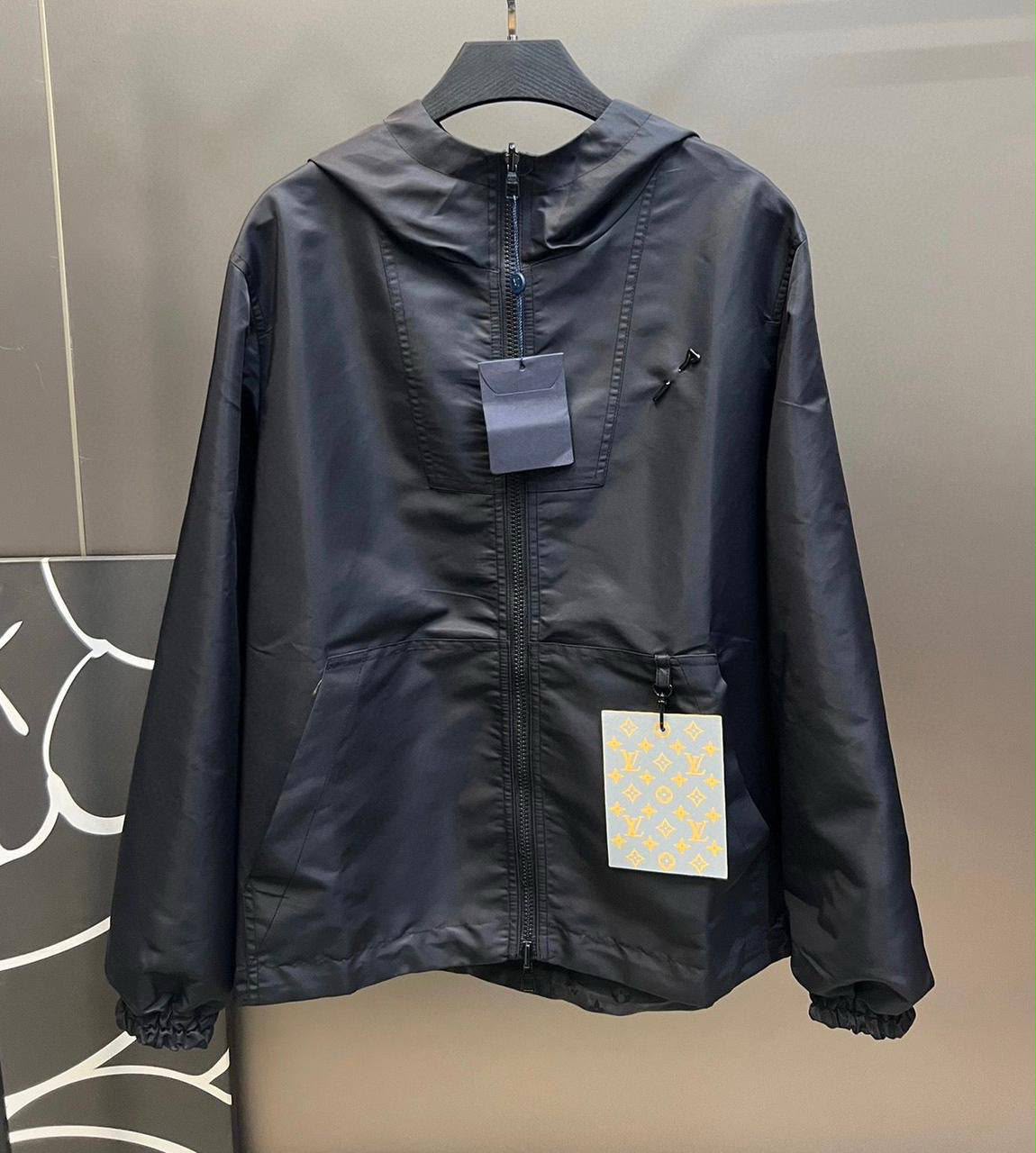 Louis Vuitton Monogram Reversible Hooded Jacket - Black