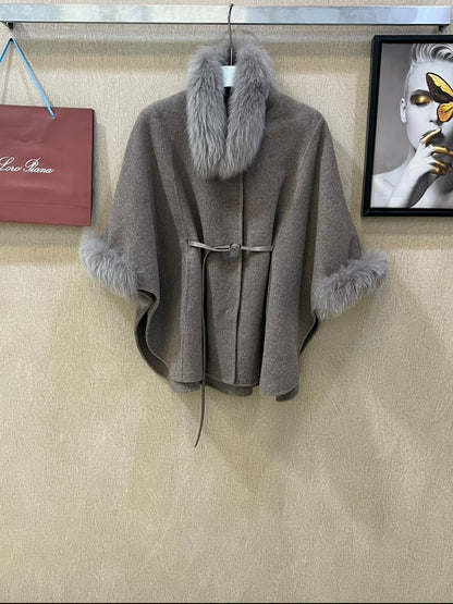 Loro Piana Cape - Taupe
