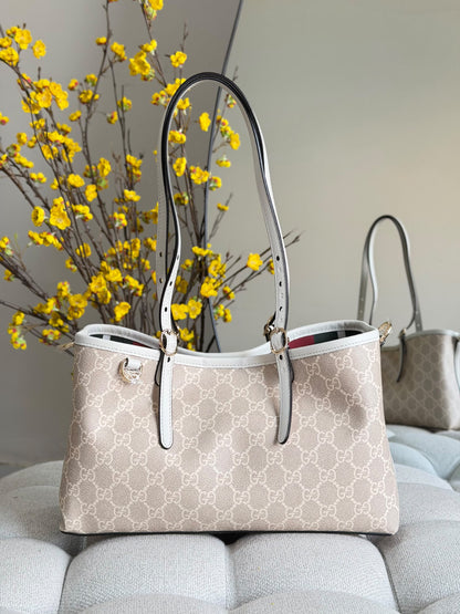 Gucci Tote Bag - White, Grey, Beige