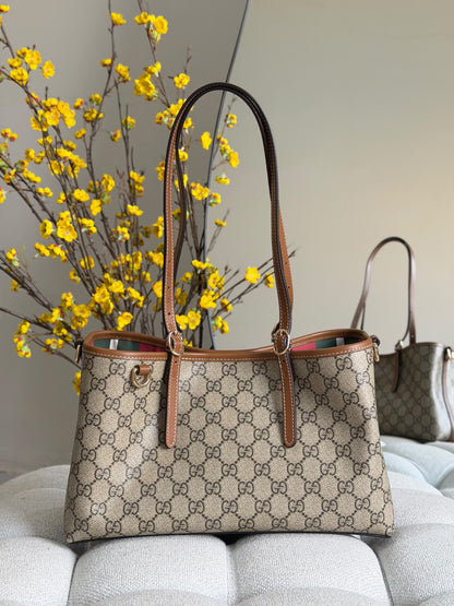 Gucci Tote Bag - White, Grey, Beige