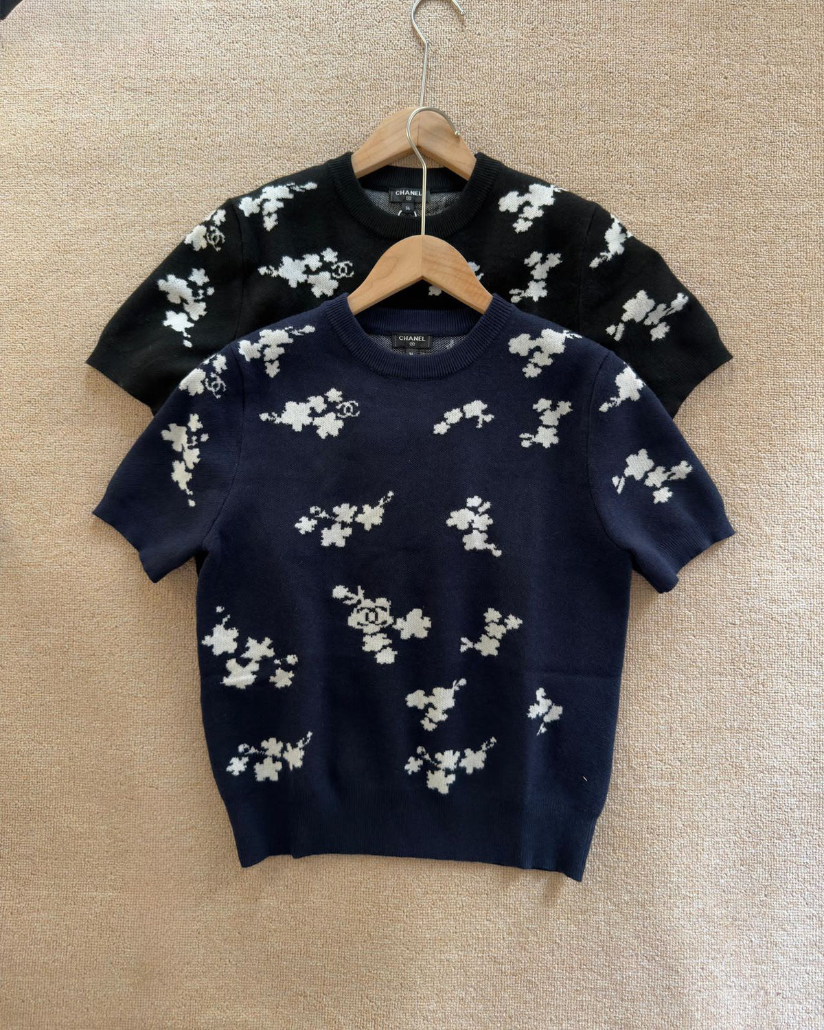 Chanel Knitted T-Shirt - Black, Navy