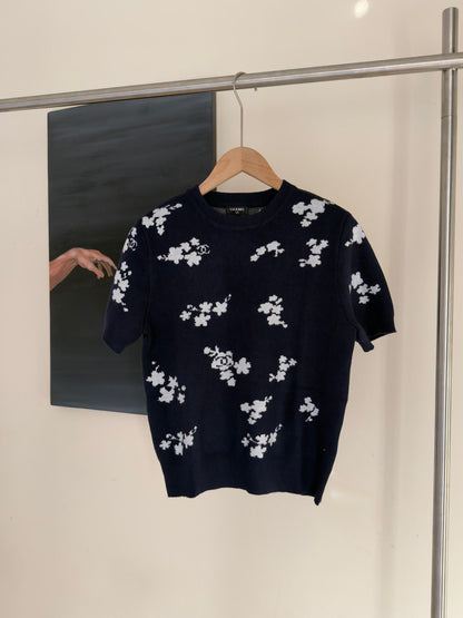 Chanel Knitted T-Shirt - Black, Navy