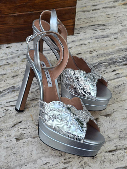 Aquazzura Heels - Silver, Gold