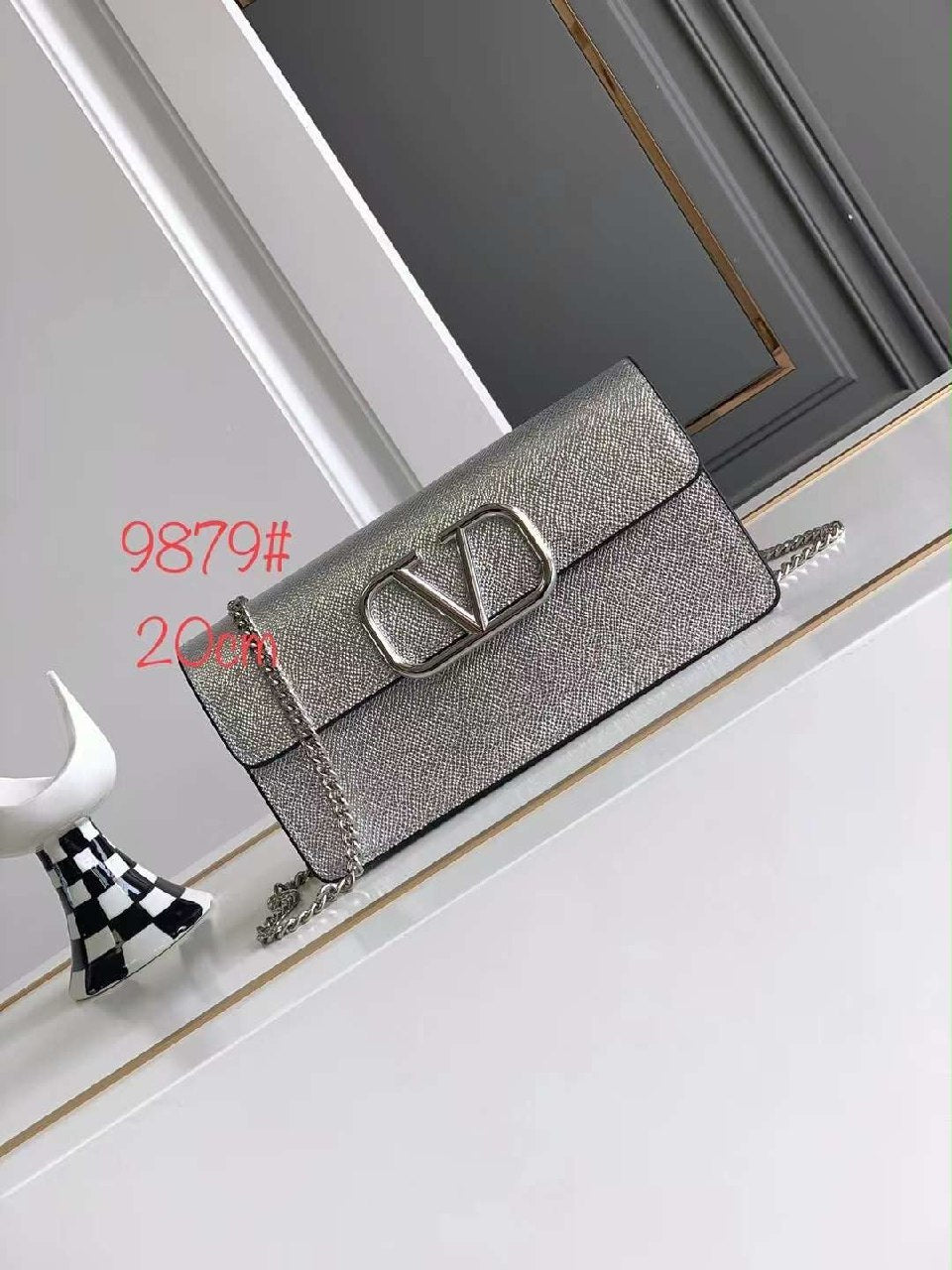 Valentino Garavani Crossbody Bag - Silver