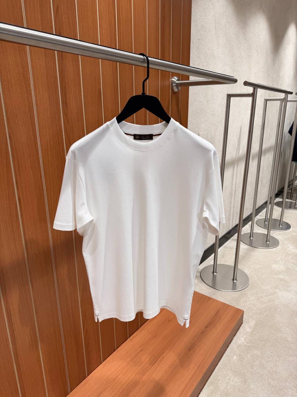 Loro Piana T-Shirt - White, Navy, Black, Brown, White Cream, Dark Grey