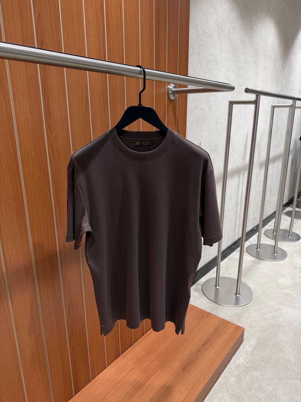 Loro Piana T-Shirt - White, Navy, Black, Brown, White Cream, Dark Grey