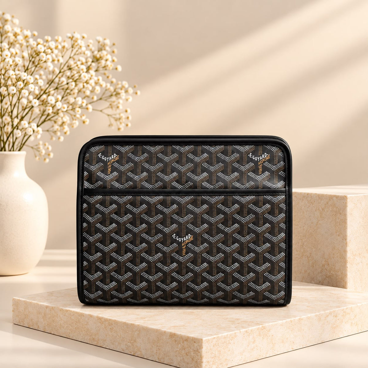 Goyard Laptop Bag - Black