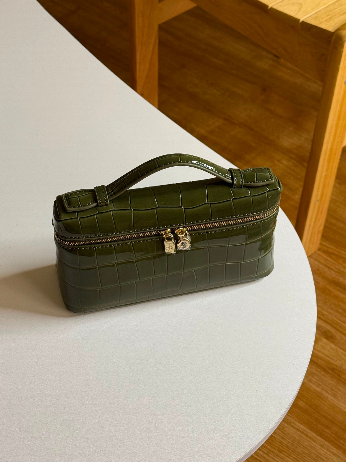 Loro Piana Handbag - Green Embossed