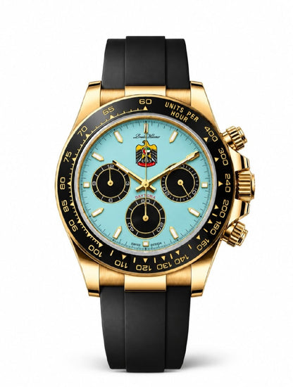 Louis Hilano Eagle Emblem Chronograph Watch - 