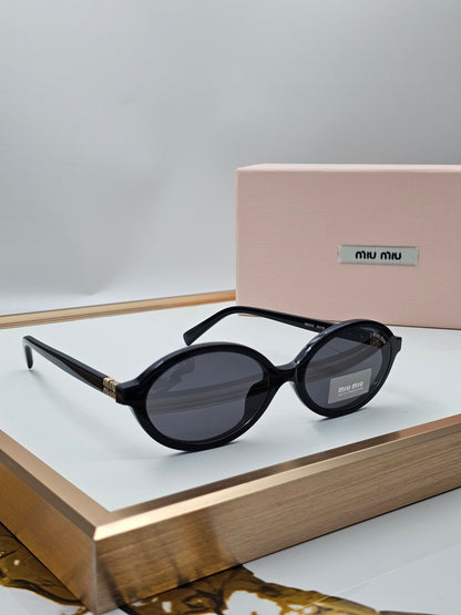 Miu Miu Sunglasses - Black & Dark Grey