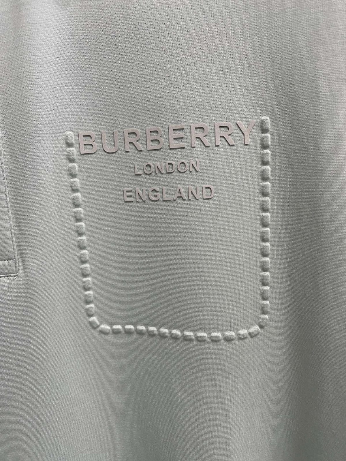 Burberry Polo Shirt - Light Blue