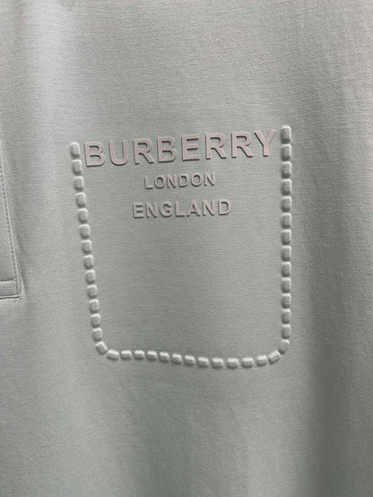 Burberry Polo Shirt - Light Blue