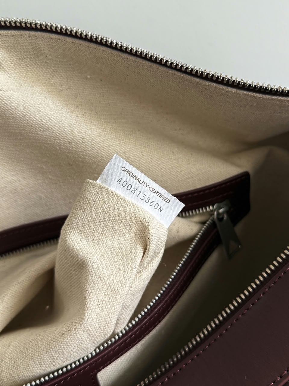 Bottega Veneta Woven Travel Bag - Burgundy