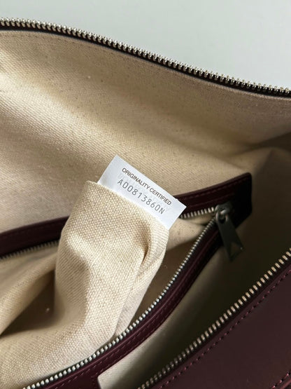 Bottega Veneta Woven Travel Bag - Burgundy