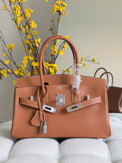Hermès Structured Handbag - Brown