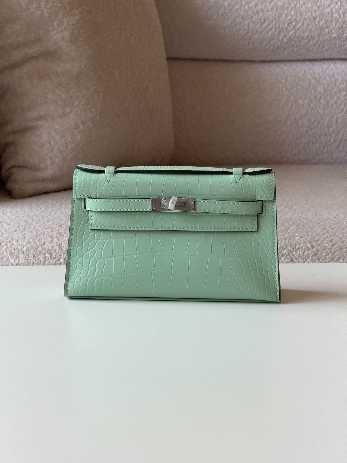 Hermès Clutch - Mint Green
