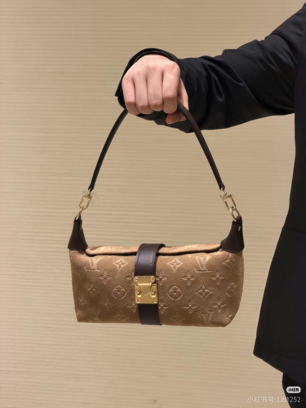 Louis Vuitton Buckle Strap Shoulder Bag - Brown Embossed
