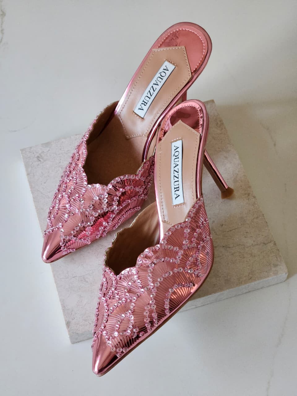 Aquazzura Heels - Pink