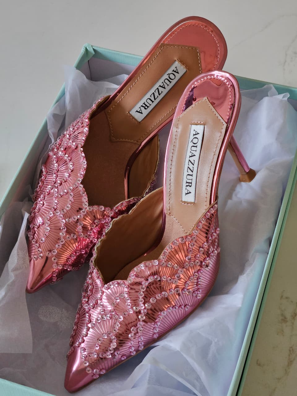 Aquazzura Heels - Pink