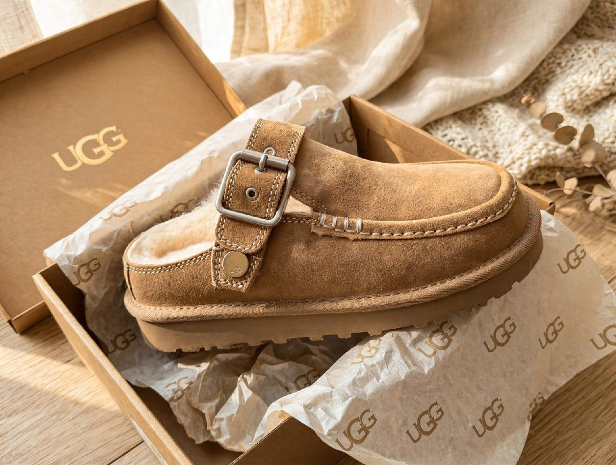 UGG Buckle Mule - Brown