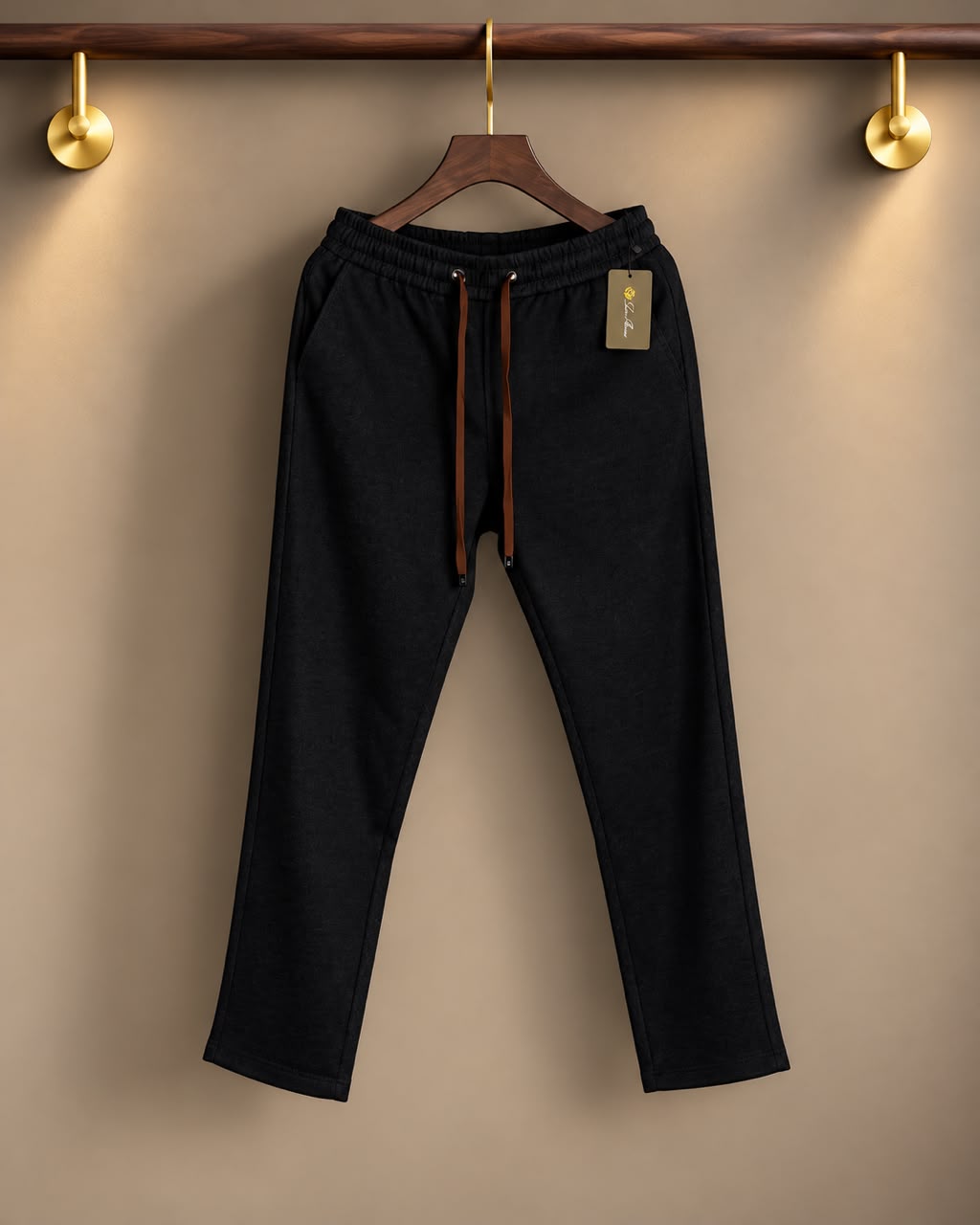 Loro Piana Drawstring Pants - Beige, Brown, Black