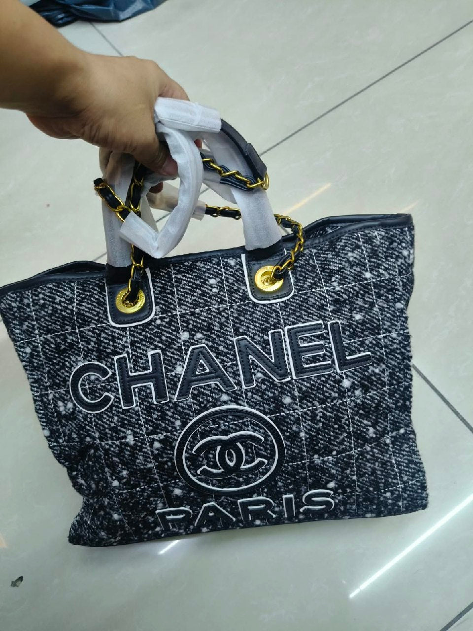 Chanel Tote Bag - Dark Grey