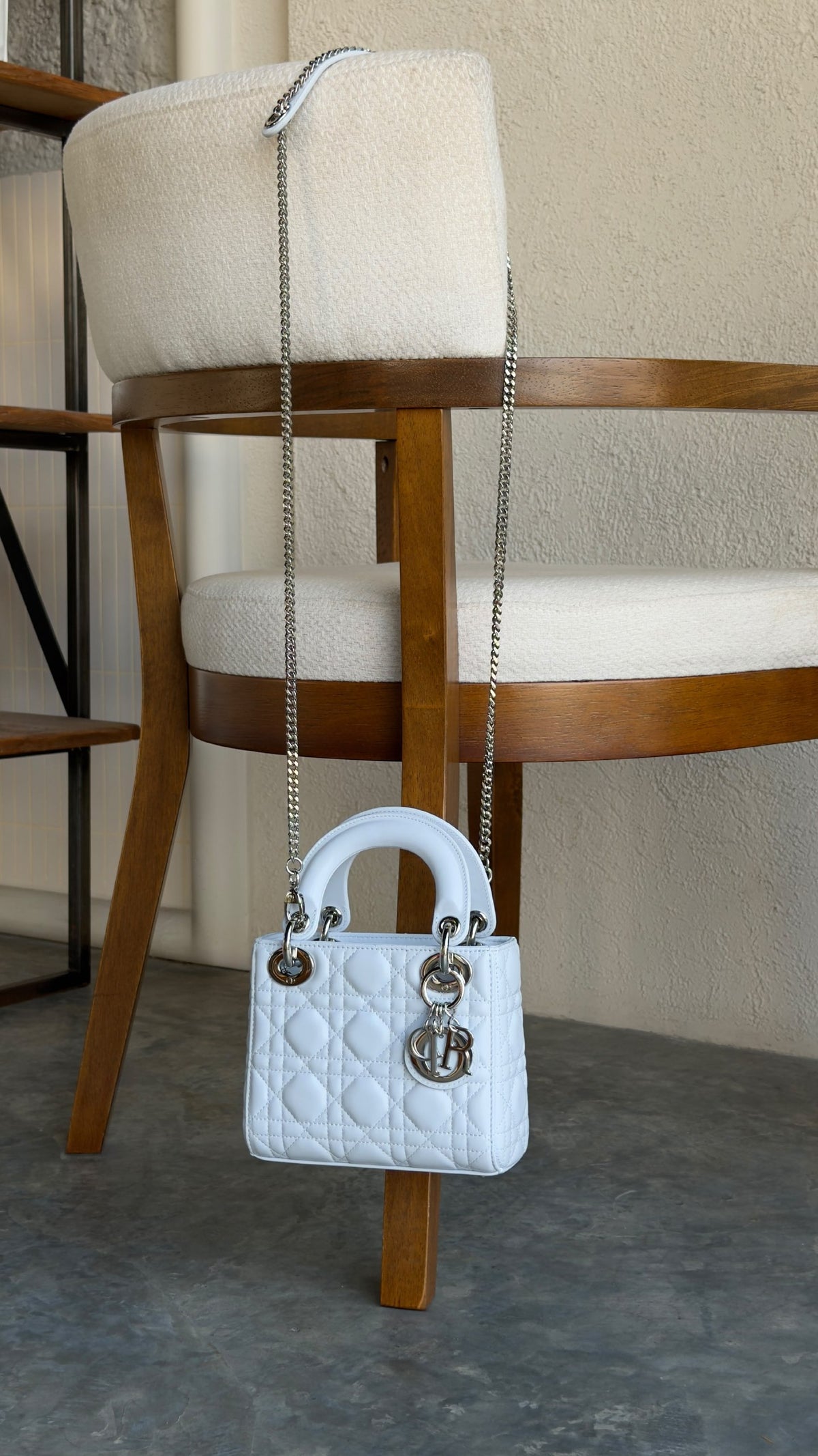 Dior Lady Dior Handbag - Light Blue