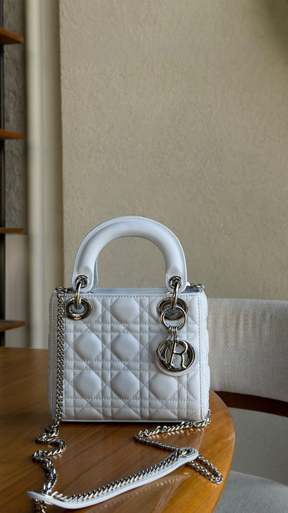 Dior Lady Dior Handbag - Light Blue