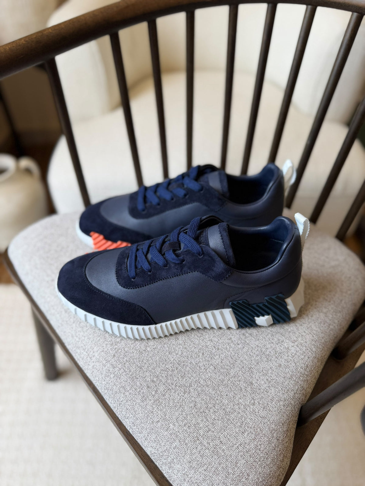 Hermes Sneakers - Navy