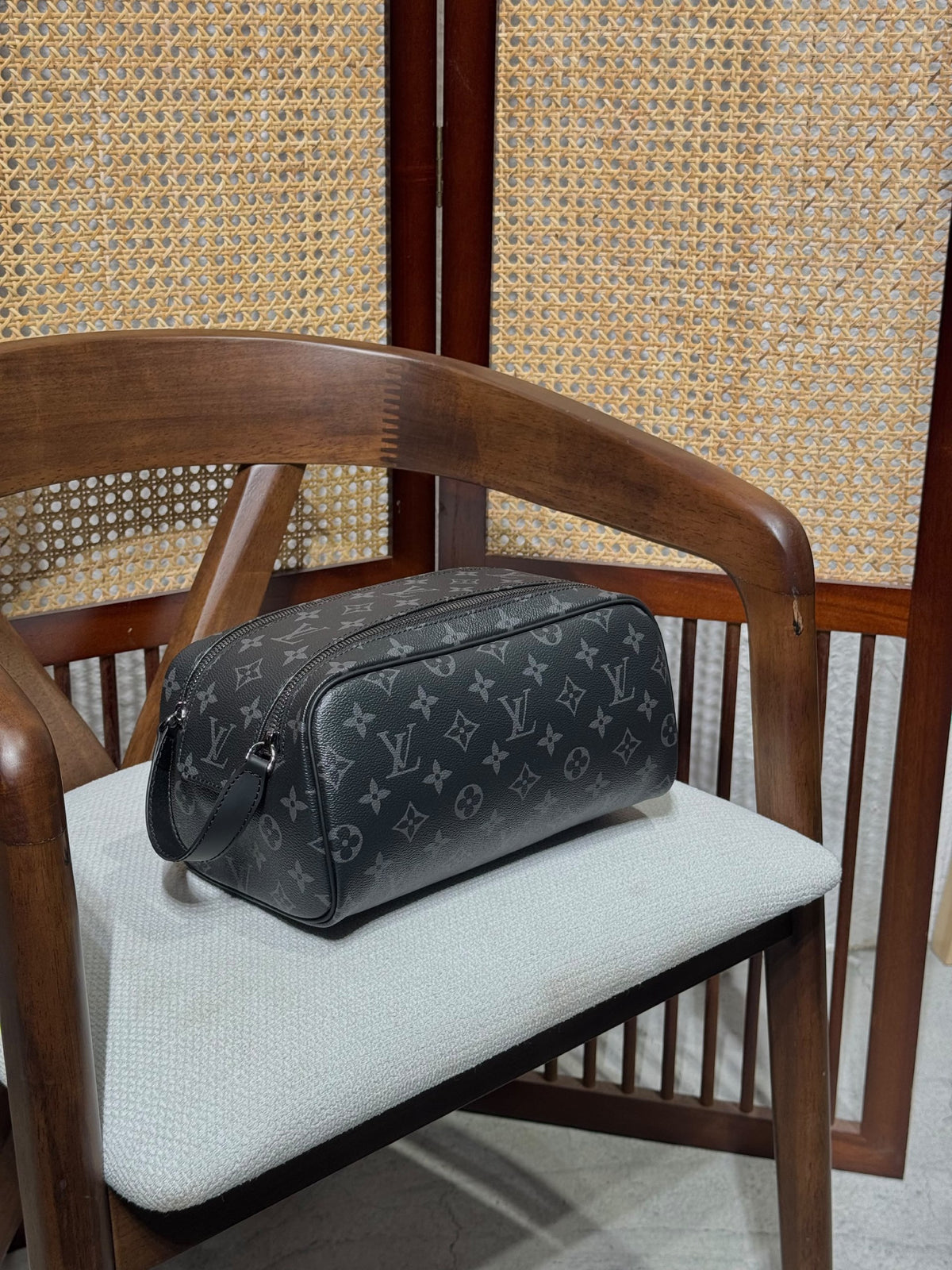 Louis Vuitton Makeup Bag - Dark Grey Embossed
