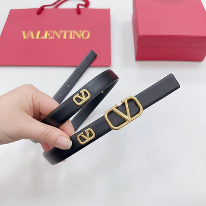 Valentino Belt - White, Black