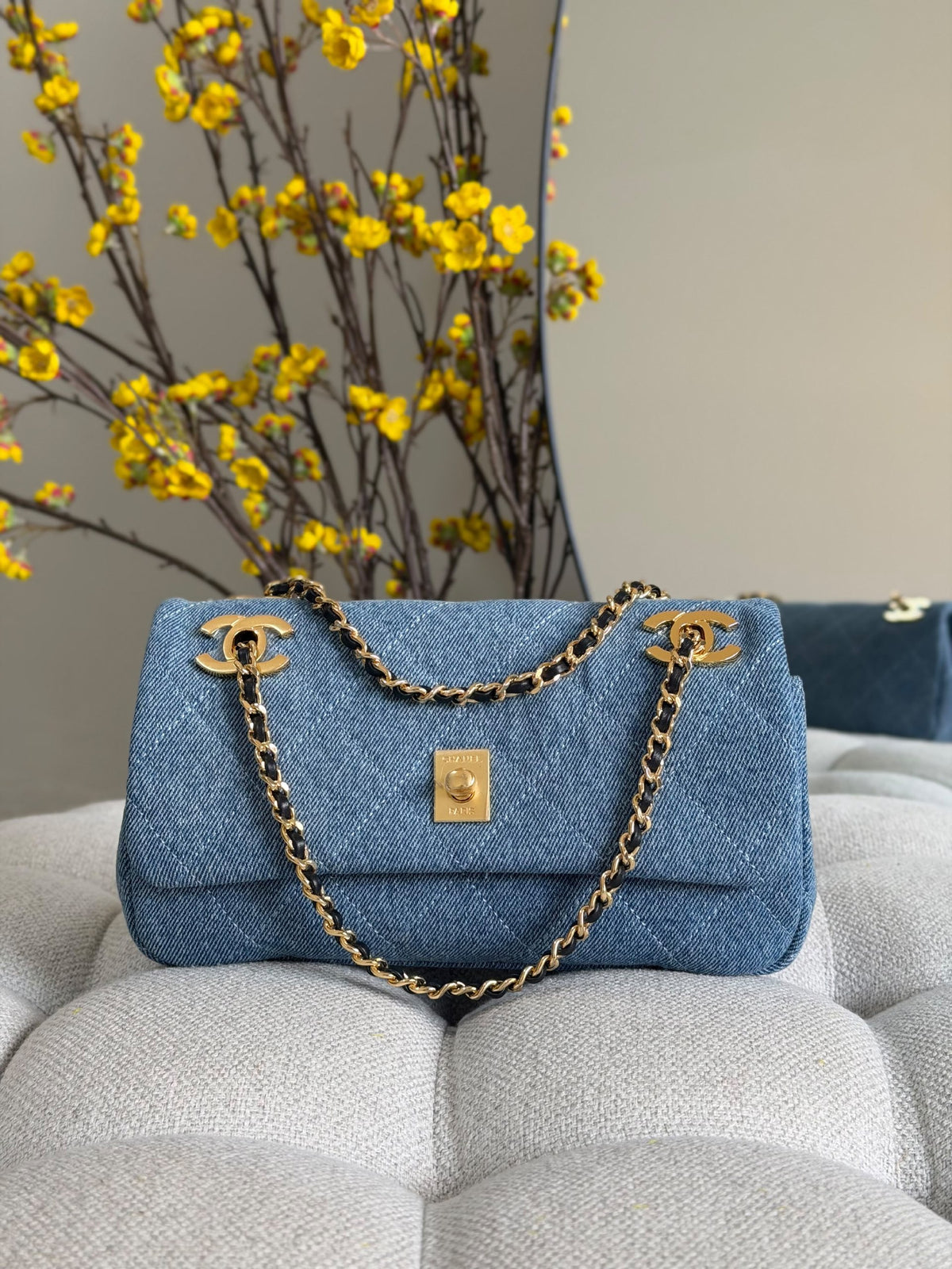 Chanel Shoulder Bag - Blue Denim