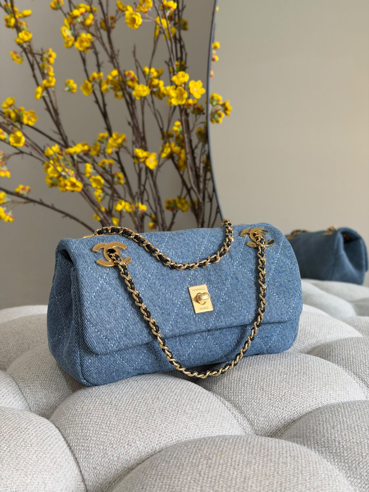 Chanel Shoulder Bag - Blue Denim
