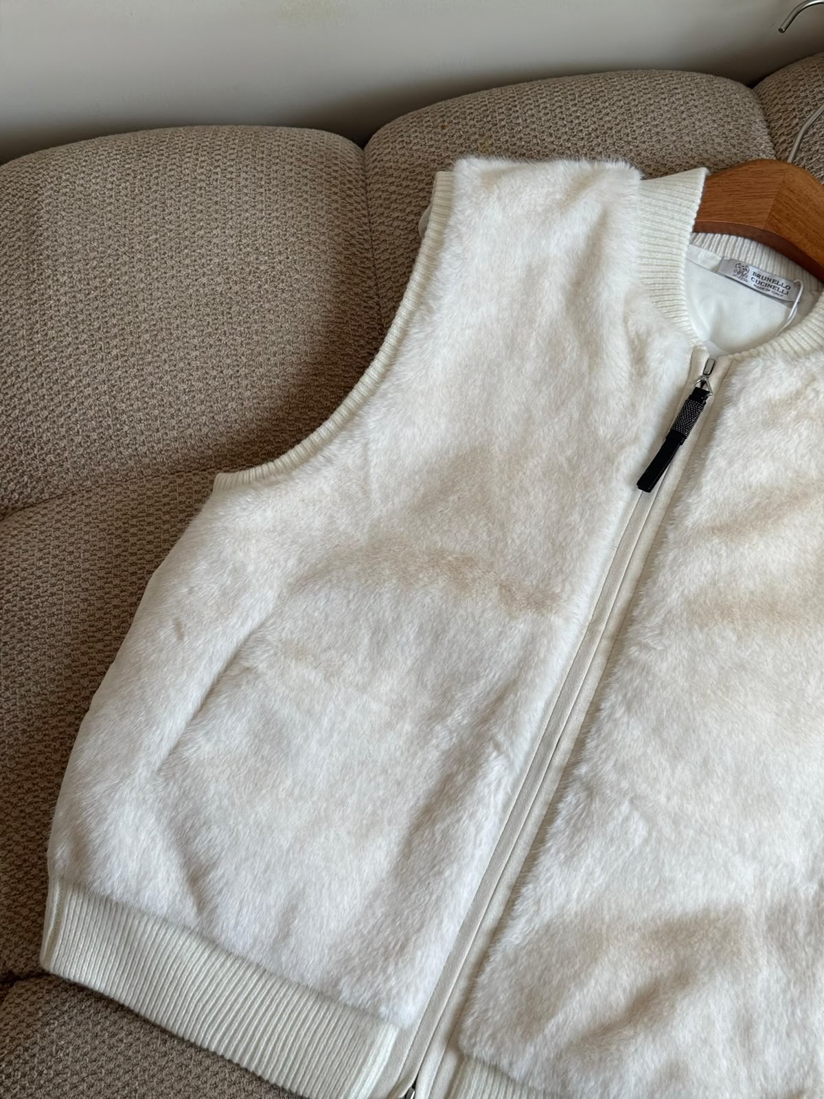 Brunello Cucinelli Vest - White