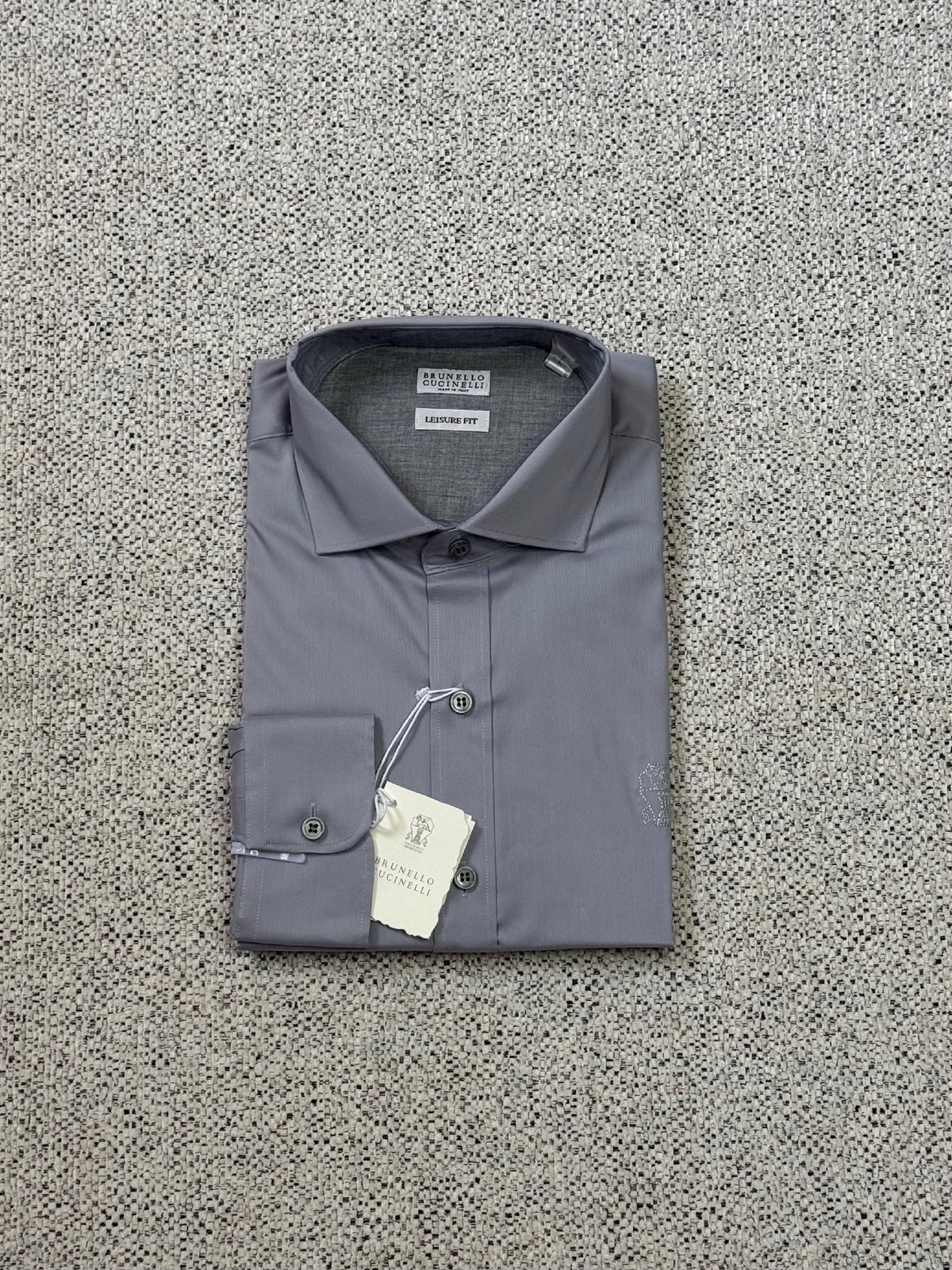 Brunello Cucinelli Shirt - Grey, White, Navy