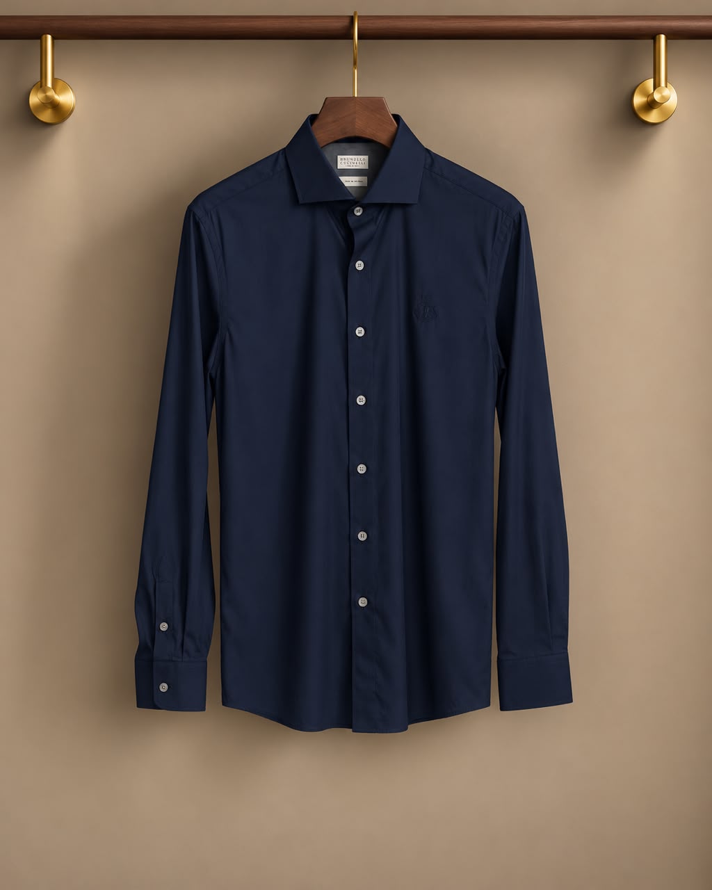 Brunello Cucinelli Shirt - Grey, White, Navy