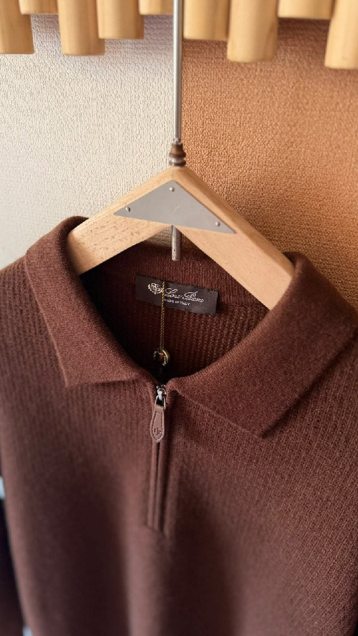 Loro Piana Polo Sweater - Brown