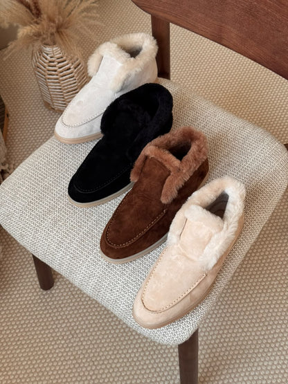 Loro Piana Mule - White, Black, Brown, Beige