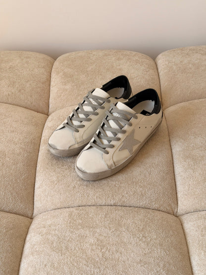 Golden Goose Sneakers - Beige, White & Grey, White, Gold, Grey, Leopard