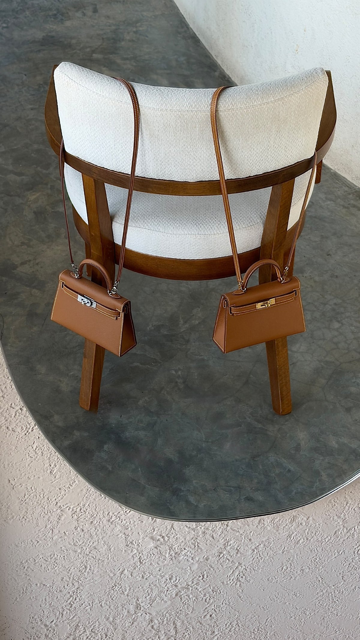 Hermès Mini Kelly Handbag - Brown
